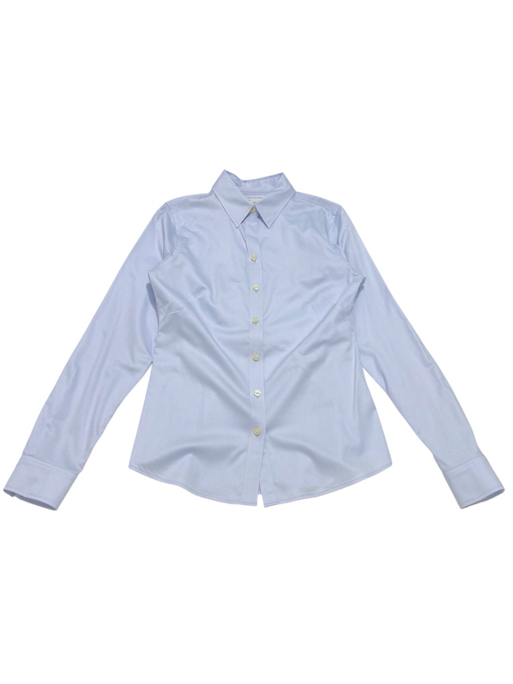 Banana Republic Non Iron Fitted Button Down Shirt in Blue Glow Size 6 Petite